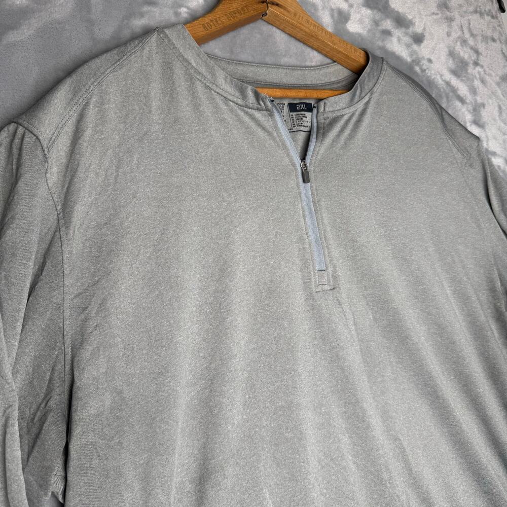 5.11 Tactical Men's‎ 2XL Gray Long Sleeve 1/4 Zip Pullover Shirt